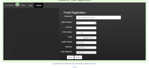 NOUN: Procedure For Registration in Student Portal Login 2019 5