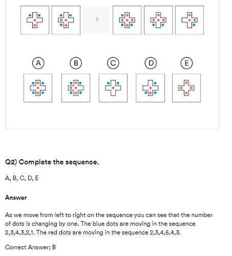 Transitioning Batch A & B: Psychometric Test Past Questions and Answers