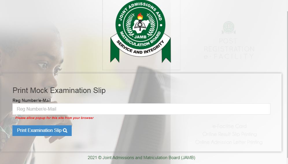 Update: Jamb Mock 2021 Commence. Print Out Mock Exam Centre. 2