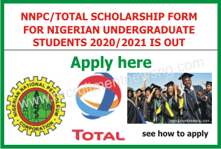 NNPC AND TOTAL LOGO FOR SCHOLARSHIP