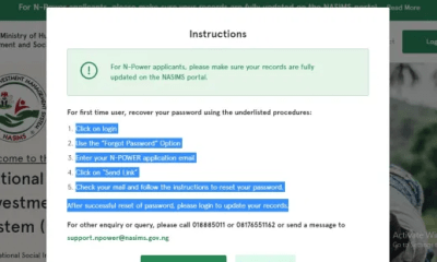 Update: N-power Commence of Verification of Data. 1