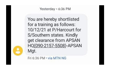 How to Apply for APSAN 2021 Recruitment Training 2