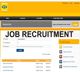 Apply for MTN Fresh Recruitment 2019 (At MTN Portal)