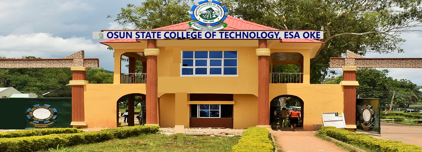 OSCOTECH HND Full-Time Admission Form 2019