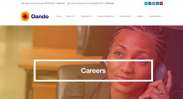 Oando Recruitment 2019 Application Procedure