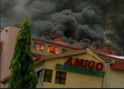 Photos: Amigo Market Fire Outbreak