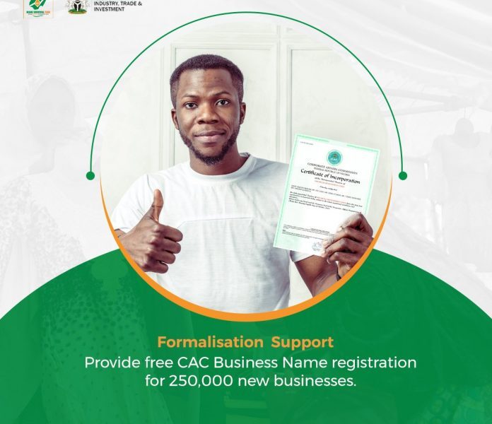 Formalisation Support: FG to Give FREE CAC Business Name Registration (See how to Apply)