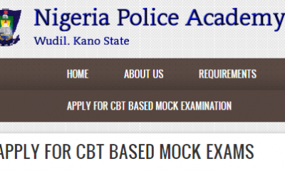 Nigeria Police Academy Mock Exam Date 2020 Release