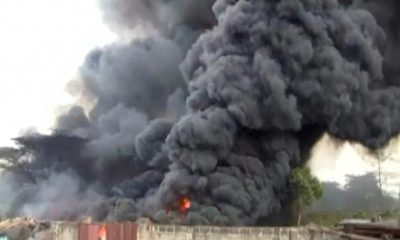 Breaking: Gas Station Explodes in Ipaja, Lagos Lost Valuable Properties