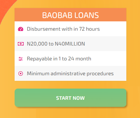 Boabab Bank Begins Disbursing N16B to Customers without Collateral- See how to Apply