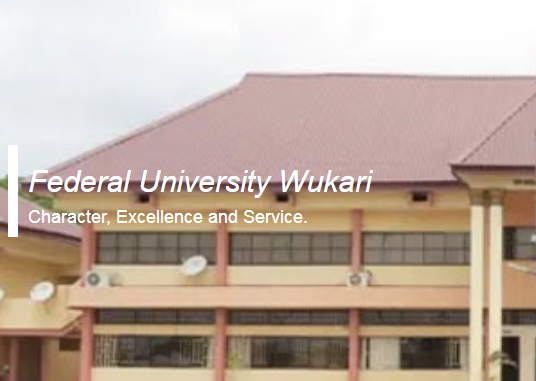 Federal University Wukari Post Graduate Application form 2020/2021