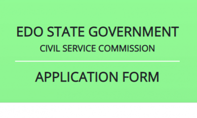 Edo State Civil Service Recruitment Form 2020 (csc.edostate.gov.ng)