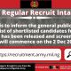 Nigerian Army 80 RRI Shortlisted Names Released (Download PDF)