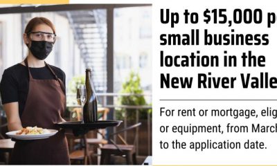 Small business grant program launches in New River Valley, USA (Get Up to $15,000)