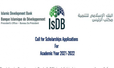 Apply for IsDB Scholarship 2021 Application (Fully Funded) 5