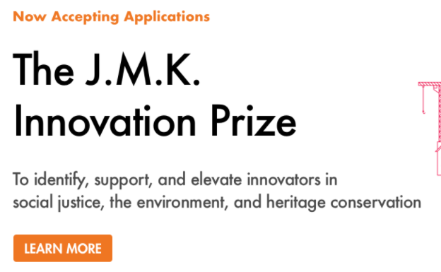 Apply for 2021 J.M.K. Innovation Prize, Get Up to $25,000 Cash Grant