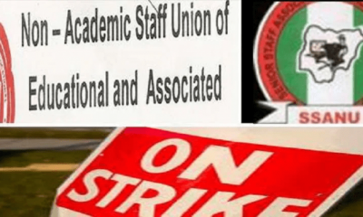 Breaking: SSANU, NASU begin Nationwide strike Feb 5