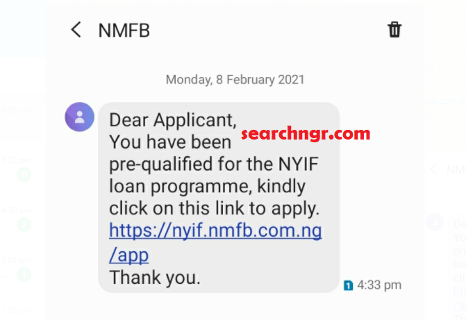 NYIF begin Shortlisting Candidates for Disbursement (See message)