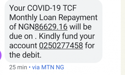 Covid-19 Monthly Loan Repayment Begins - How they will Debit you