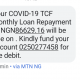 Covid-19 Monthly Loan Repayment Begins - How they will Debit you