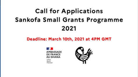 Apply for Sankofa Small Grants Application 2021 for Ghanaians (Receive Up to €8,000)