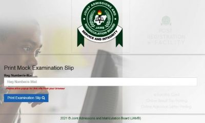 Update: Jamb Mock 2021 Commence. Print Out Mock Exam Centre. 11