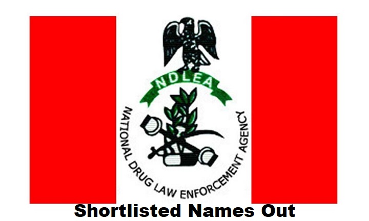 NDLEA Final Shortlisted Candidates 2020/2021 Released - Download List in PDF