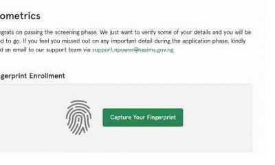 How to Set Up Npower Batch C' Biometrics Fingerprint Enrollment 2021