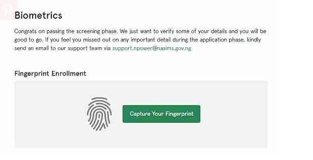 How to Set Up Npower Batch C' Biometrics Fingerprint Enrollment 2021