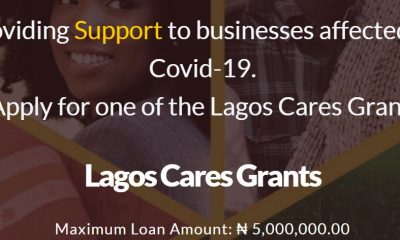 Lagos Cares Grant For MSMEs - Apply and Get Up to 5million Naira Loan