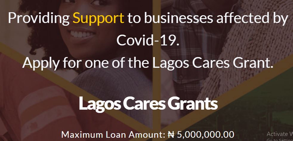 Lagos Cares Grant For MSMEs - Apply and Get Up to 5million Naira Loan