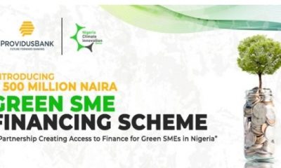 Green SME Financing Scheme (₦500 Million to be disbursed) For Green Eligible SMEs In Nigeria