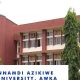 Nnamdi Azikiwe University Akwa (UNIZIK) Postgraduate Admission Form for 2020/2021 Academic Session [2ND TIER] 30