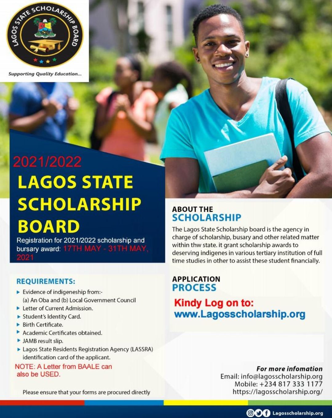 Lagos State Scholarship and Bursary Award 2021/2022 1