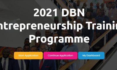 Link to Apply for DBN Enterpreneurship Training Programme 2021 2