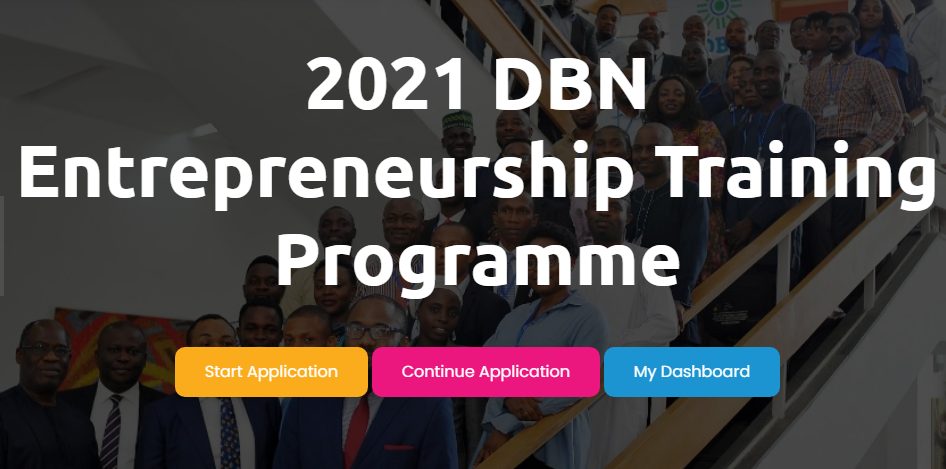 Link to Apply for DBN Enterpreneurship Training Programme 2021 1