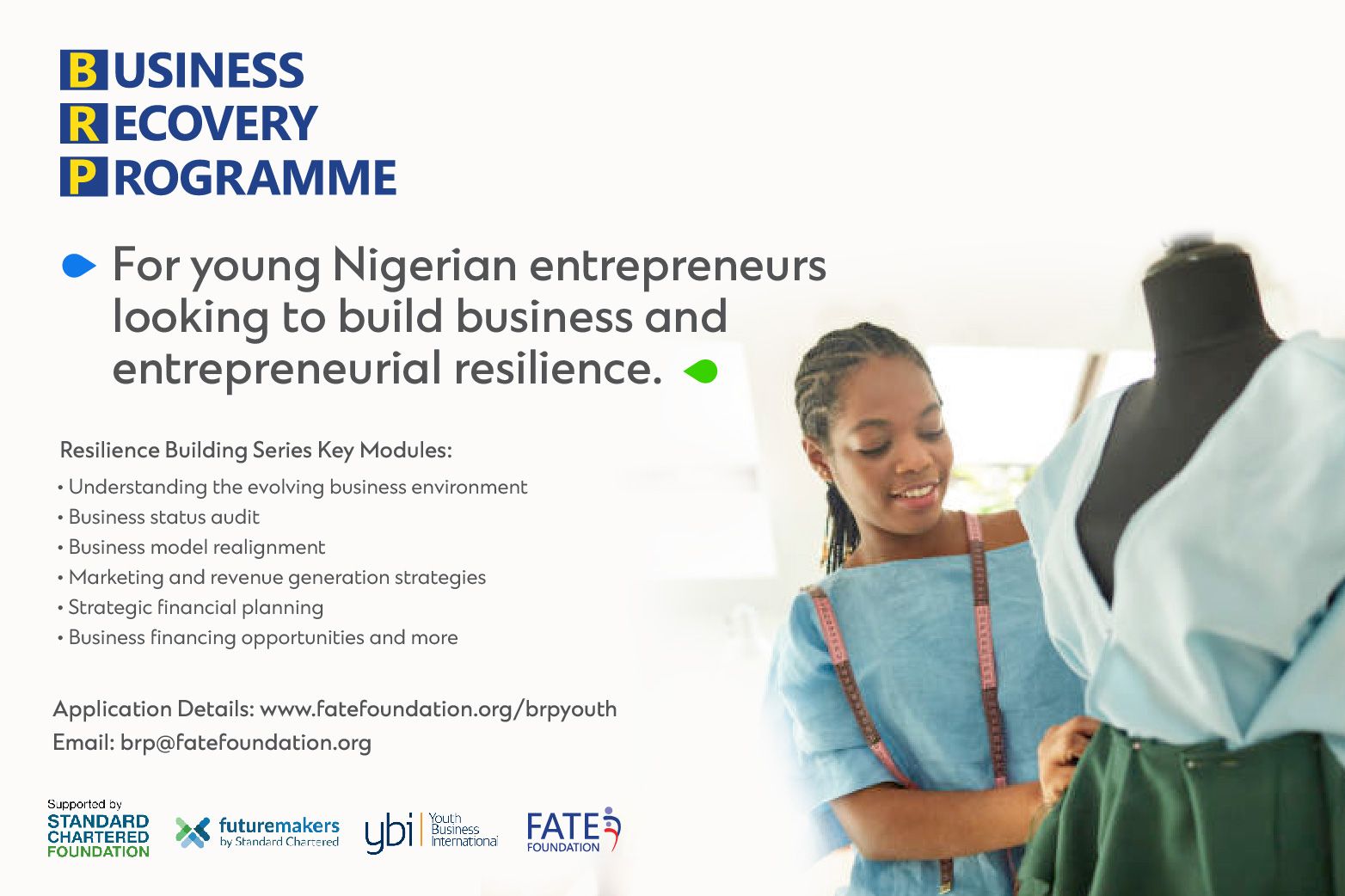 Apply for Business Recovery Programme (Youth) through FATE Foundation Application 2021 Grant