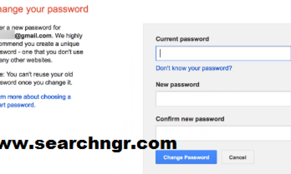 change password