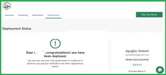 Npower Batch C 2021 Deployment Begins- How to Check and Accept