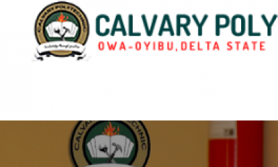 Calvary Polytechnic IJMB Admission Form for 2021/2022 Academic Session