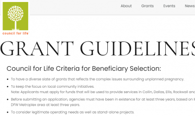 How to Apply for Council for Life Grant Application Form 2021