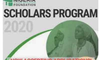 NHEF Undergraduate Scholarship 2021/2022 Portal Update