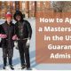 Masters Degree in the USA