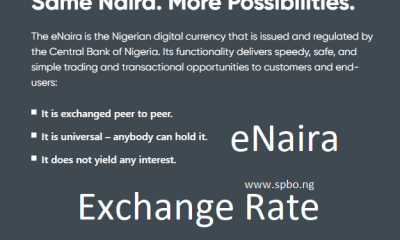 eNaira Price exchange rate Today October 2021