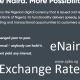 eNaira Price exchange rate Today October 2021