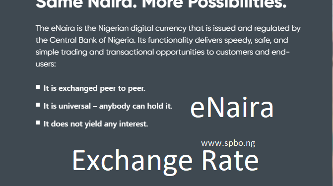 eNaira Price exchange rate Today October 2021
