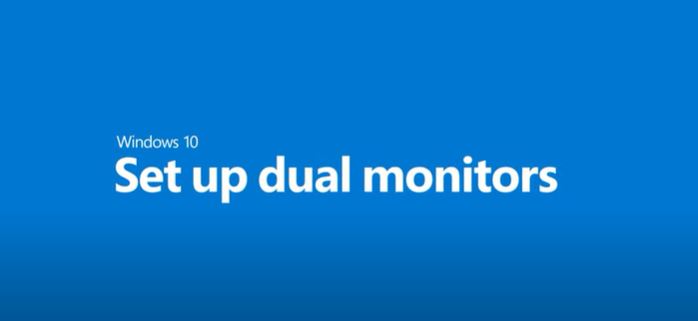 How to add multiple monitors to your Windows 10 PC site:microsoft.com