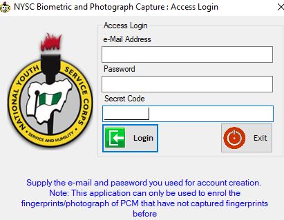 NYSC Biometric Secret Code For Regsitration 2022 Explained