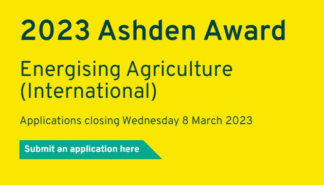 Ashden Award 2023 Application - Get Up to £25,000 in Grant