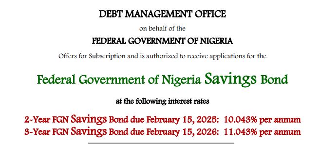 Federal Government Saving Bond 2023 Begins - How to Subscribe Now